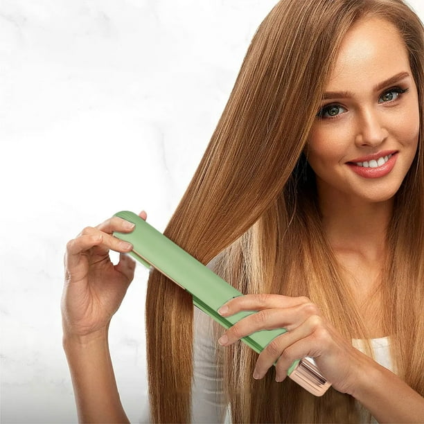 Rizador de cabello para rizos naturales, rizador de pelo, varita rizadora, plancha alisadora sin dañar los rizos, rizador de calentamiento rápido para todo tipo de cabello.