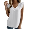 thumbnail image 1 of Blusas de Manga Larga para las Mujeres Color Sólido V-Cuello Cremallera Top Casual, Relajado Ajuste Blusa Diaria, 1 of 9