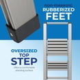 thumbnail image 5 of Sorfey 3-Step Folding Step Ladder Aluminum Foldable Step Stool Step Platform, 5 of 8
