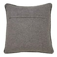 thumbnail image 2 of Fennco Styles Christmas Plaid Reindeer Wool Blend Decorative Throw Pillow 18 x 18 Inch, 2 of 5