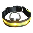 thumbnail image 2 of Collier Lumineux Réglable pour Animaux de Compagnie Randonnée Nuit Marche Animal USB Charge Flash Lumineux Choker Colliers Lavables Portables Animaux de Compagnie Fournitures Cadeau Jaune XL, 2 of 9