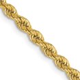 thumbnail image 1 of Quality Gold 021S-26 14K Yellow Gold 2.75 mm Regular 26 in. Rope Chain, 1 of 1