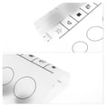 thumbnail image 3 of Unique Bargains Reusable Nail Art Stamping Mat 2 Pcs White Option A + Option B, 3 of 5