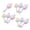 C, variant on Primegos 10Pcs Baby Rattle Toy Infants Hand Rattle Sensory Toy Spin Drum Shake And Rattle Toy for Newborns Early Education Sensory Development