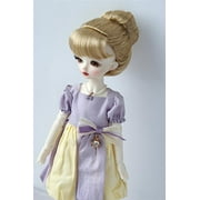 1/6 YOSD Doll Hair JD643 6-7inch 16-18cm Cinderella bun Synthetic Mohair Character BJD Wigs (Royal Blond)