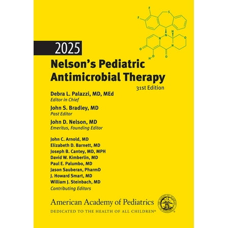2025 Nelson's Pediatric Antimicrobial Therapy, (Paperback)