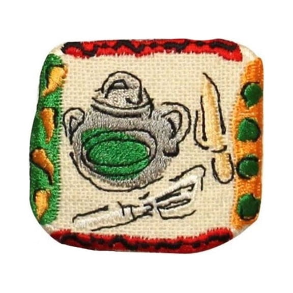 ID 1227D Baking Badge Patch Veggie Emblem Craft Embroidered Iron On Applique