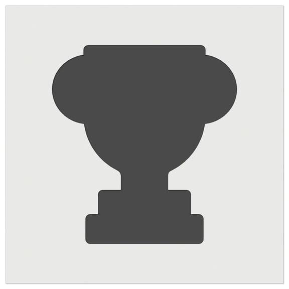 Trophy Award Solid DIY Cookie Wall Craft Stencil - 5.5 Inch