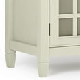 thumbnail image 5 of Connaught 46 inch Wide Solid Wood Traditional Low Storage Cabinet in Antique White, 5 of 11