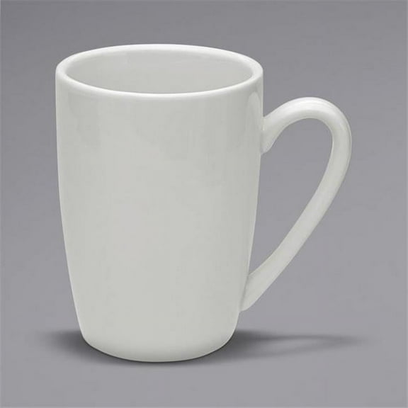 Buffalo F9000000563 12 oz Cream White Ware Narrow Rim Porcelain Euro Mug