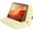 Pastel Yellow, variant on Mosiso iPad Stand Pillow, Multi-Angle Soft Tablet Holder for Lap/Desk/Bed, Purple