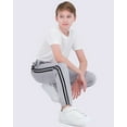 thumbnail image 5 of Real Essentials 3 Pack: Boys' Tricot Open Bottom Fleece-Lined Sweatpants with Pockets, 5 of 7