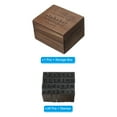 thumbnail image 3 of Uxcell Letter Rubber Stamps, 28Pcs 1 Set Lowercase Wood Stamp with Vintage Box, 3 of 5