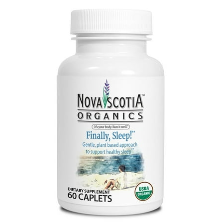 Nova Foods - Nova Scotia Organics Finally Sleep! Caplet, 60 Ct