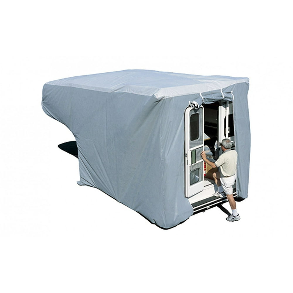 ADCO Truck Camper Cover, Grey SFS AquaShed Top/Grey Polypropylene Sides