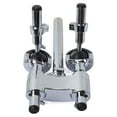 thumbnail image 1 of Yuarrent Kit de batería con soporte doble tom-tom, abrazadera de fijación de soporte doble, soporte de aleación de Zinc, reemplazo de montaje Accesorios para instrumentos musicales, 1 of 6