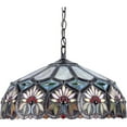 thumbnail image 2 of Belen Kox SUNNY Tiffany-style 2 Light Floral Ceiling Pendant Fixture 18" Shade, 2 of 2