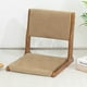 thumbnail image 1 of Silla de Piso Plegable Estilo Japonés HollyHOME Marrón Oscuro, 1 of 9