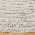 thumbnail image 3 of Safavieh Easy Care Edythe Solid Machine Washable Area Rug, Light Gray, 6' x 6' Round, 3 of 7
