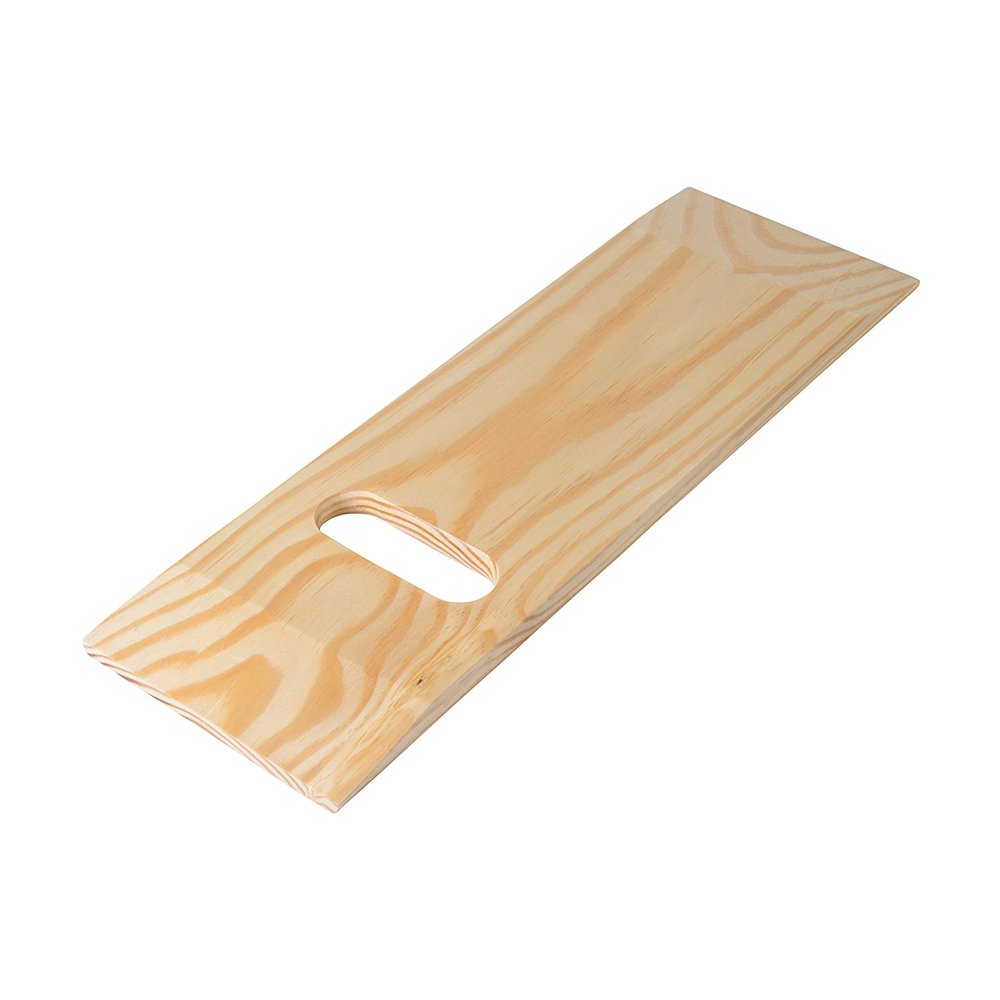 DMI Deluxe Wood Transfer Board Patient Slide Board 8 x 24 with One Cut