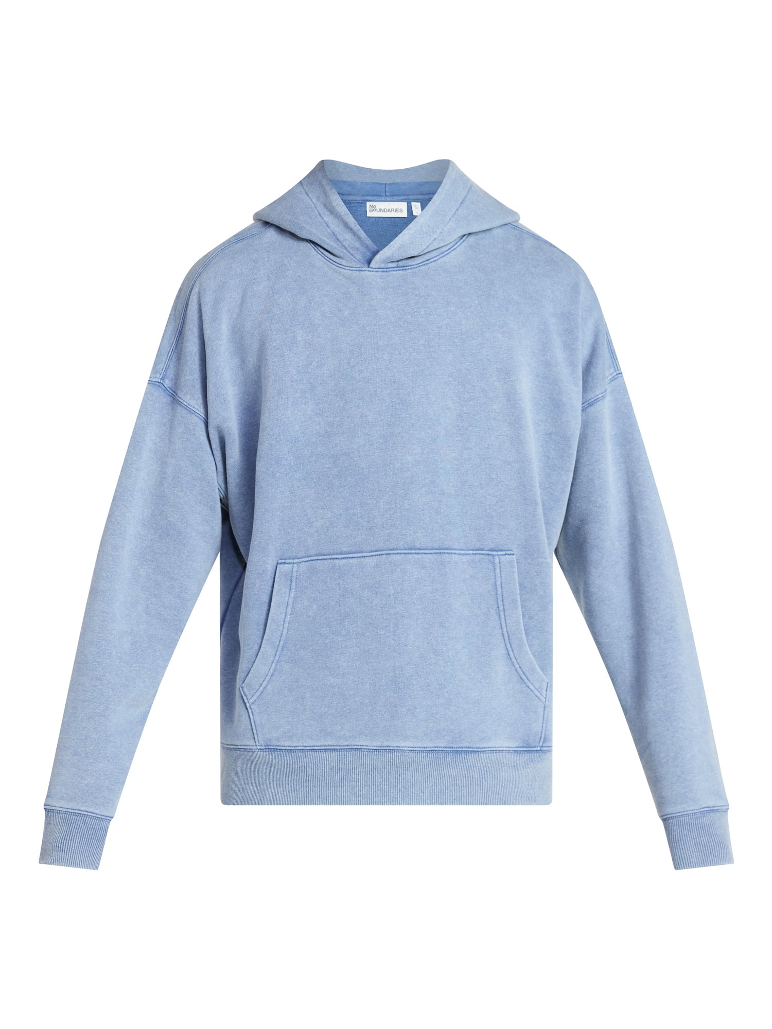 No Boundaries Oversized Hoodie with Long Sleeves, Men's XS-4XLT
