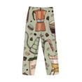 thumbnail image 5 of Junzan Men'S Pajama Pants Coffee Makers Macaroons Chocolate Sleepwear Pants Pj Bottoms Drawstring And Pockets, 5 of 9