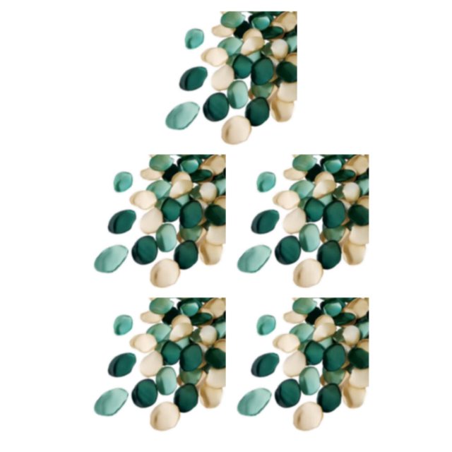 Youkk 400pcs Versatile Silk Rose Petals For Creative DIY Projects Fake Scatter Petals dark green assortedcolor 5Set