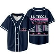 thumbnail image 2 of Lil Tecca The Dopamine Experience Tour Merch Baseball Jacket Women Men V-neck Short Sleeve T-Shirts, 2 of 6