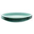 thumbnail image 4 of STP GOODS Borosilicate Glass Dessert Plate Set of 4 Pcs 9.25" (23.5 cm) Glass Appetizer Plate Set Service for 4 Salad Plates, Green, 4 of 9
