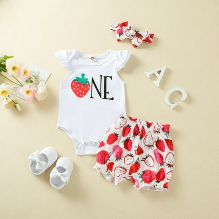

Simplmasygenix Baby Tops Set Summer Outfits Toddler Kids Baby Girls Cartoon Letter Print Blouse Shorts Headwear Clothes Set