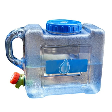 

Ameiqe 5L Car Bucket PC Thickened Faucet Self-Driving Car Portable Water Container