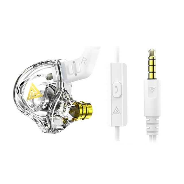 Auriculares HIFI Cateissary 3,5 mm Sonido estéreo Púrpura Blanco