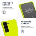 thumbnail image 4 of Funda para teléfono celular KIOMY Galaxy S21 5G TPU verde neón, 4 of 6