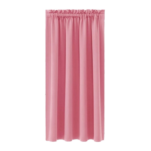 Blackout Curtains Thermal Insulation Energy Saving Window Treatments for Bedroom Kitchen Scandinavian Solid Color Silk Curtains Light Blocking Sound Reducing