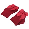 thumbnail image 4 of Baby Girls Knee High Socks, Stylish Bright Color Infants Ruffled Socks  For Birthday Parties Pink,Red,Black,Gray,White,Green, 4 of 8