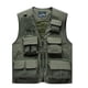 thumbnail image 5 of Chaleco de caza para hombres, novedad de primavera y otoño de 2024, chaqueta de malla para fotografía con múltiples bolsillos para pesca y cuello en V, Logo bordado, chaqueta de malla alta, 5 of 5