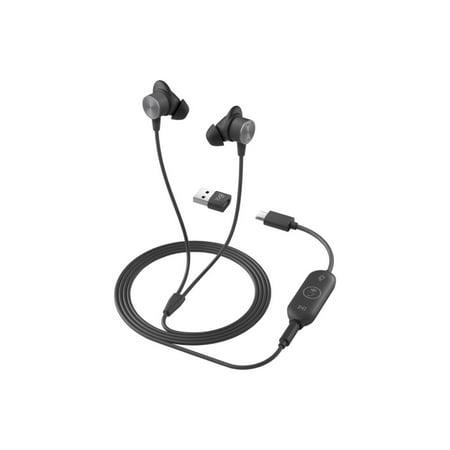 UPC: 0097855168955 | Logitech Zone Wired Earbuds Teams Version  Graphite  Graphite