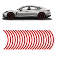 thumbnail image 1 of 16 piezas 17-19 calcomanías reflectantes para llantas de ruedas, cintas decorativas para llantas de coche, pegatinas impermeables de seguridad nocturna, accesorios automotrices universales para motoci, 1 of 1