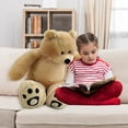 thumbnail image 3 of WOWMAX 3 Foot Giant Teddy Bear Daney Cuddly Stuffed Plush Animals Teddy Bear Toy Doll for Birthday Christmas Brown 36 Inches, 3 of 5