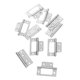 thumbnail image 3 of Heavy Duty Child Hinge Cabinet Door Hinges for Kitchen Wardrobe 10Pcs Iron, 3 of 5
