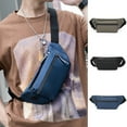 thumbnail image 1 of Ganfancp Bolsa de Pecho de Los Hombres Bolsa de Cintura Ajustable Deportes Al Aire Libre Bolsa de Hombro Bolsa de Mensajero No Pilling Adecuado Como Un Regalo para Los Novios Bolsa de Cremallera Ofer, 1 of 6