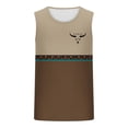 thumbnail image 4 of Viluyesy Mens Sleeveless Shirt (S-2XL), Breathable Super Soft Loose Fit Fashion Workout Athletic Tank Tops Coffee, 4 of 5