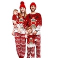 thumbnail image 5 of Mom XXL Pijamas navideños para regalo familiar Conjunto de ropa de dormir navideña de manga larga, 5 of 5