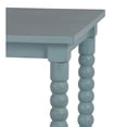 thumbnail image 2 of Wooden Accent Stand with Two Tiered Open Shelve, Light Blue- Saltoro Sherpi, 2 of 5