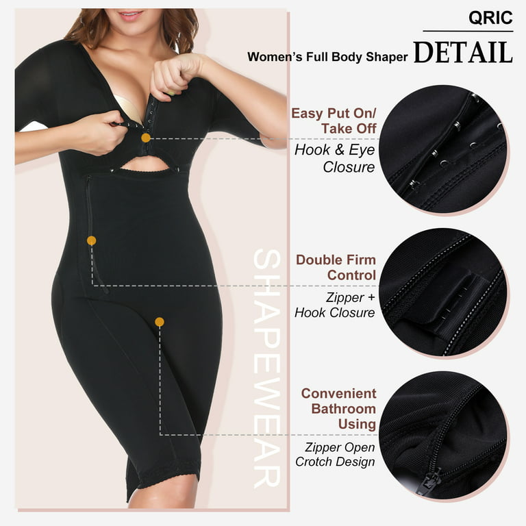 M MYODRESS Fajas Colombianas Shapewear for Women Tummy Control Compression  Garment Waist Trainer Bodysuit
