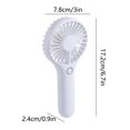 thumbnail image 3 of Matoen Portable Handheld Fan, Portable Fan Rechargeable, 3 Speed Wind, USB Rechargeable Foldable Fan, Quiet Personal Fan, 3 of 7