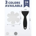thumbnail image 6 of (2 pack) Secopad Bathtub Stickers Anti-Slip, 24 PCS Safety Shower Treads Adhesive Appliques with Premium Scraper, 6 of 9