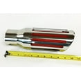 thumbnail image 6 of Exhaust Tip 2.50" Inlet 3.50 X 10.00" Long WMB35010-250- RT-SS B Body Universal Slotted 304 Stainless Wesdon Exhaust Tip, 6 of 8