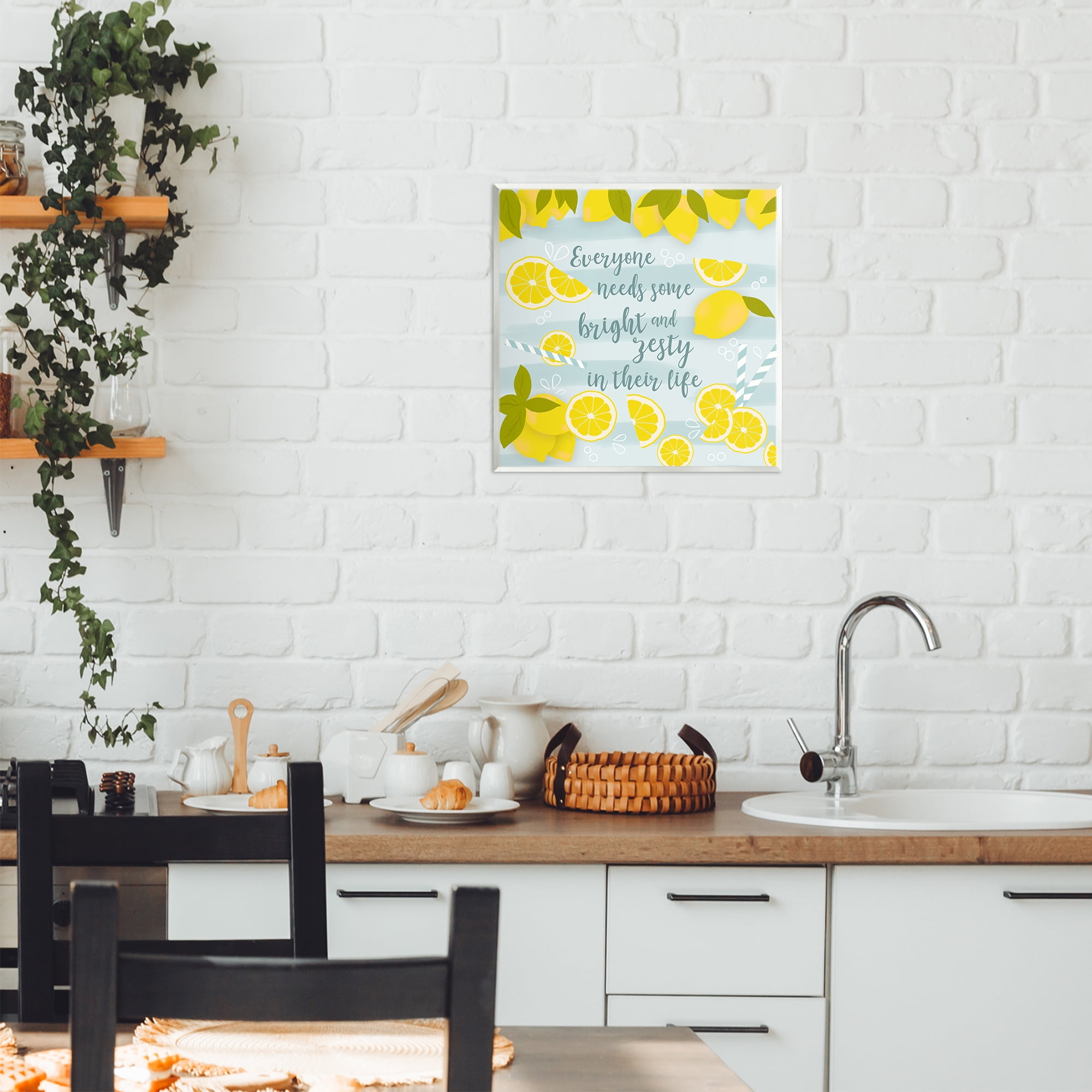 Stupell Industries Everyone Needs Bright & Zesty Wall Plaque Art, design by Anna Quach