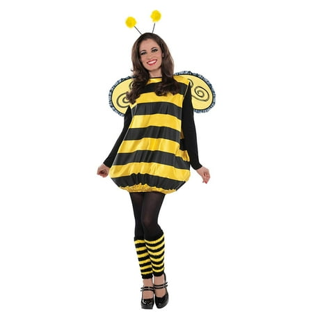 Amscan Standard Adult Darling Bee Costume, Multicolor
